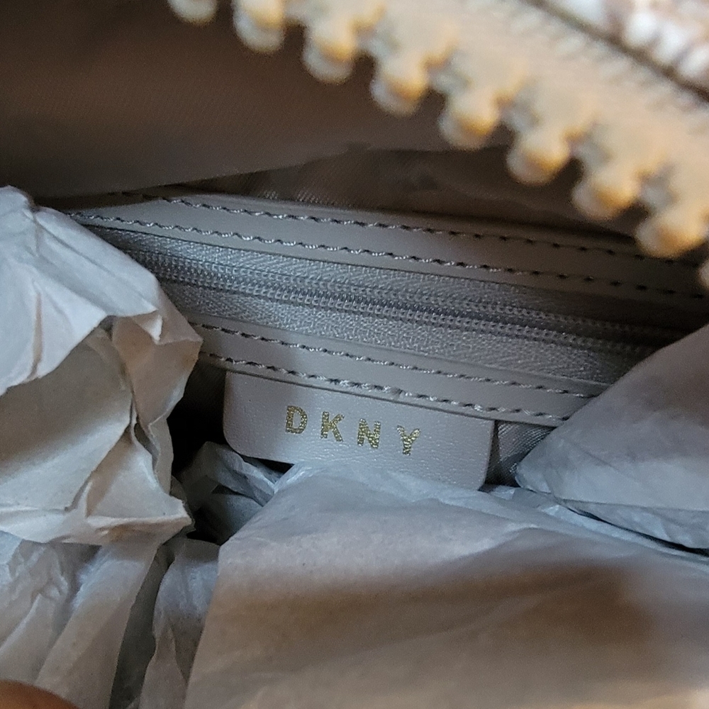 DKNY Brown and White Backpack - Picture 10 of 12